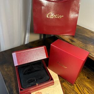 Cartier empty box full set with shopping bag